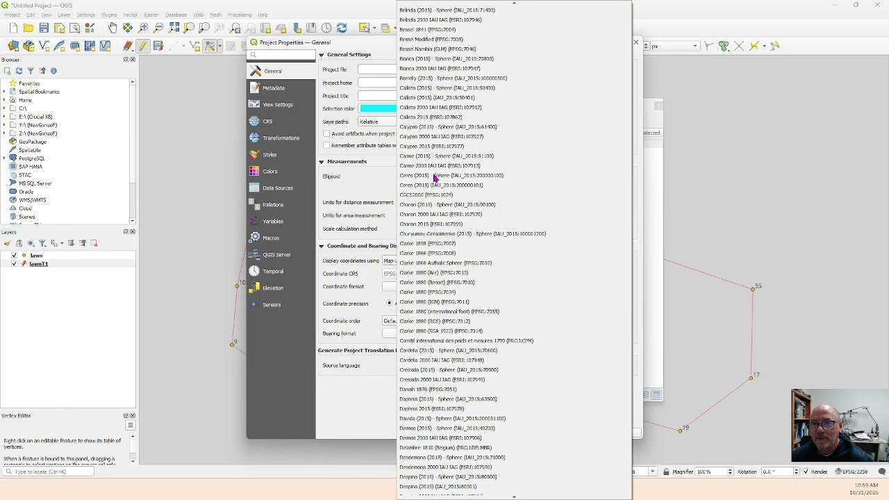 Drawing a Traverse from a PNEZ file in QGIS