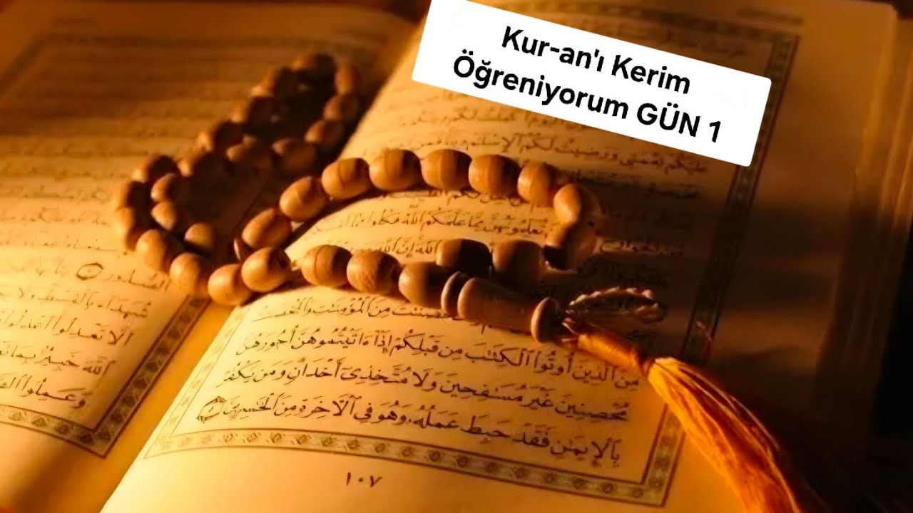 Kuran ÖĞRENİYORUM GÜN1