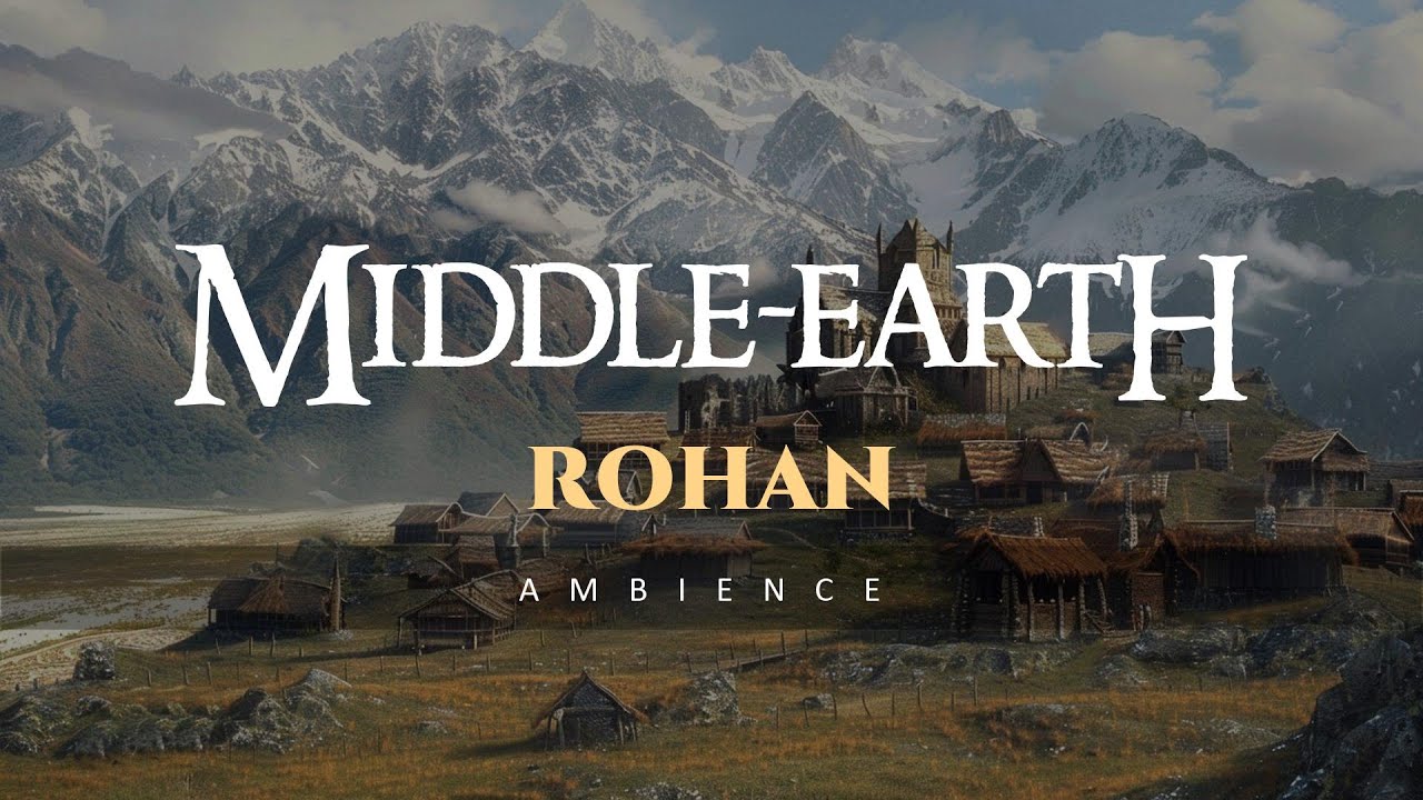 You’re watching over the kingdom of Rohan | Lord of the Rings Ambience for Studying, Relaxing