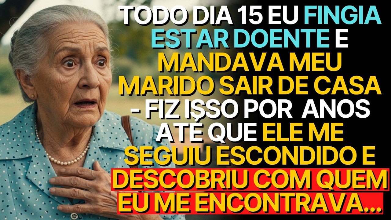 EU FINGIA ESTAR DOENTE E MANDAVA MEU MARIDO SAIR DE CASA, ATÉ QUE ELE ME SEGUIU ESCONDIDO...
