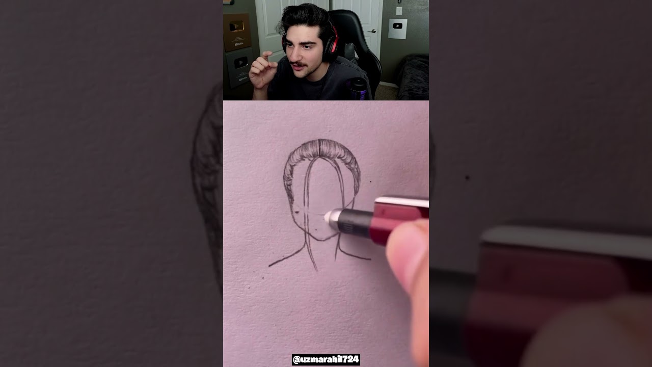 How to Draw Hair Bun! 🤯