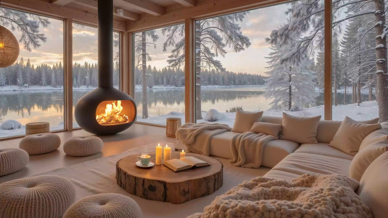 Relaxing Piano Music for Cozy Winter ❄️🔥 Soft Piano Music for Relaxation, Study