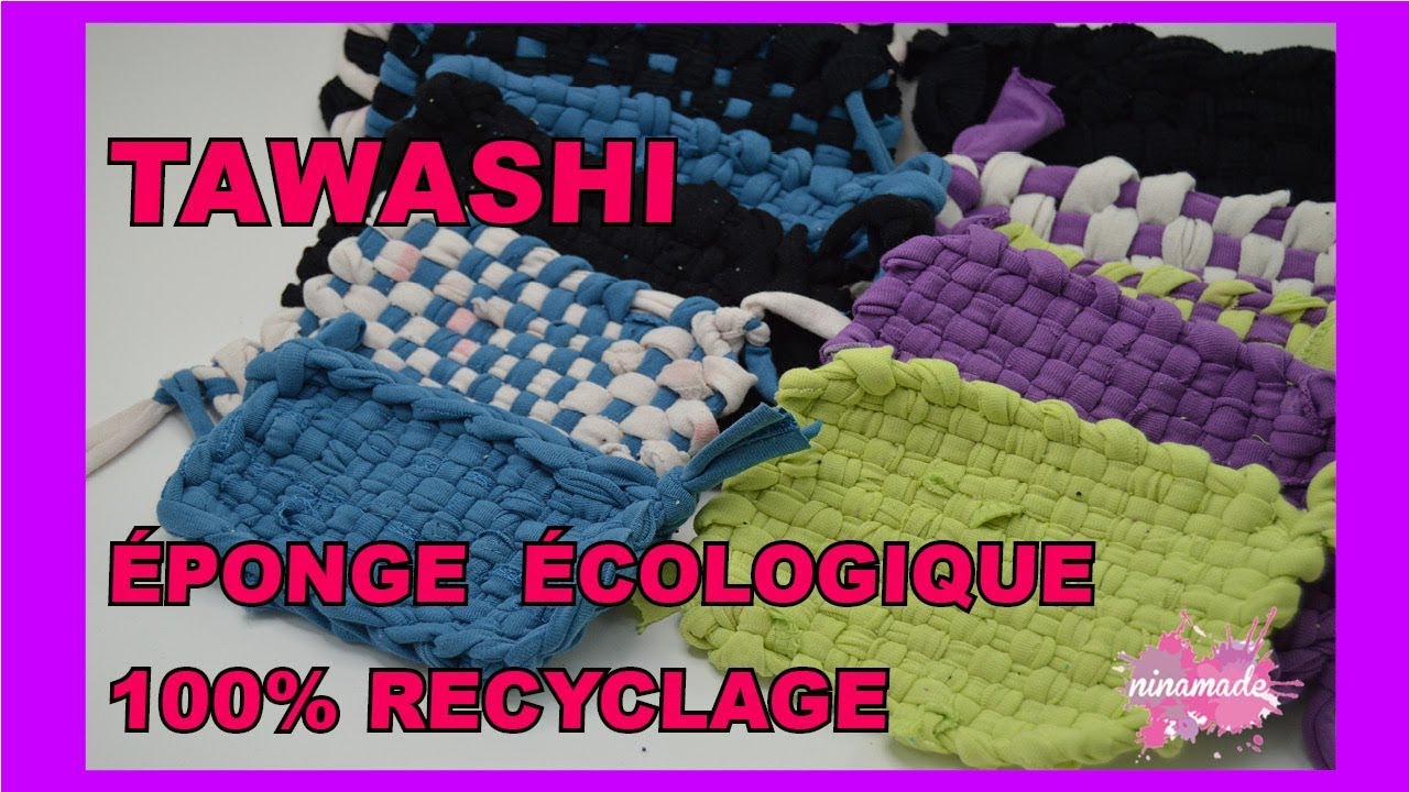 DIY. Éponge Recyclé Tawashi // Recycled Sponge. Tawashi