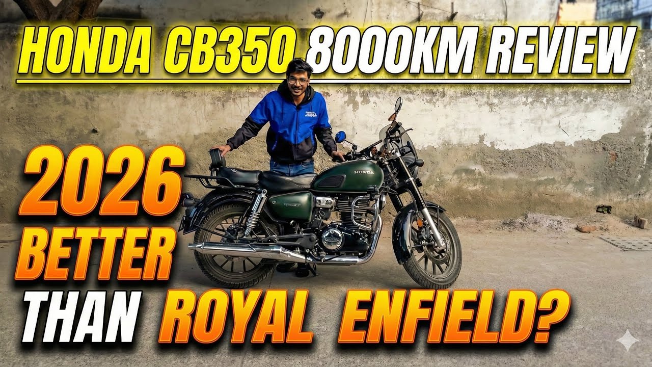 Honda CB350 8000KM Honest Review🔥| Better Than Royal Enfield ?