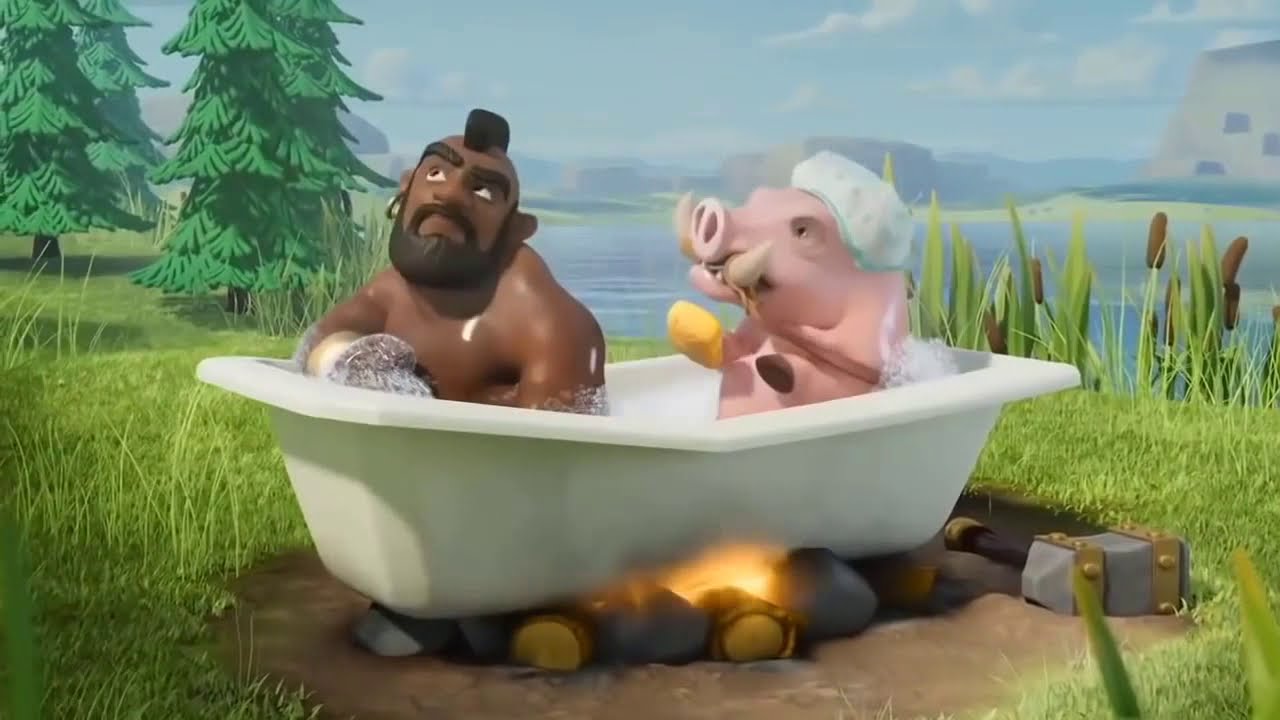 Clash Of Clans Movie HD Animation Hog Riders Special COC compilation FAN EDIT