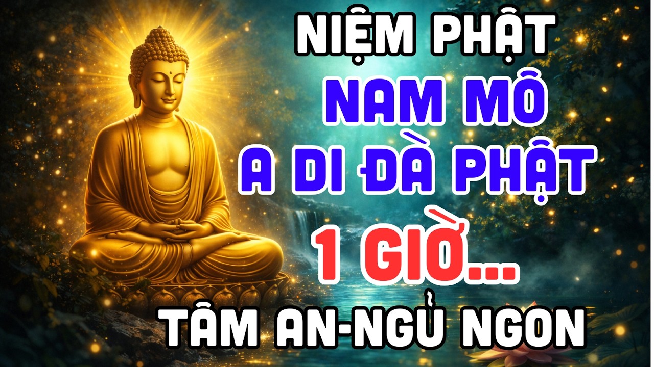 Nam Mô A Di Đà Phật 1 Tiếng – Tụng Niệm Giúp Tâm An, Ngủ Ngon, Tiêu Trừ Phiền Não| Tu Phật Tại Gia