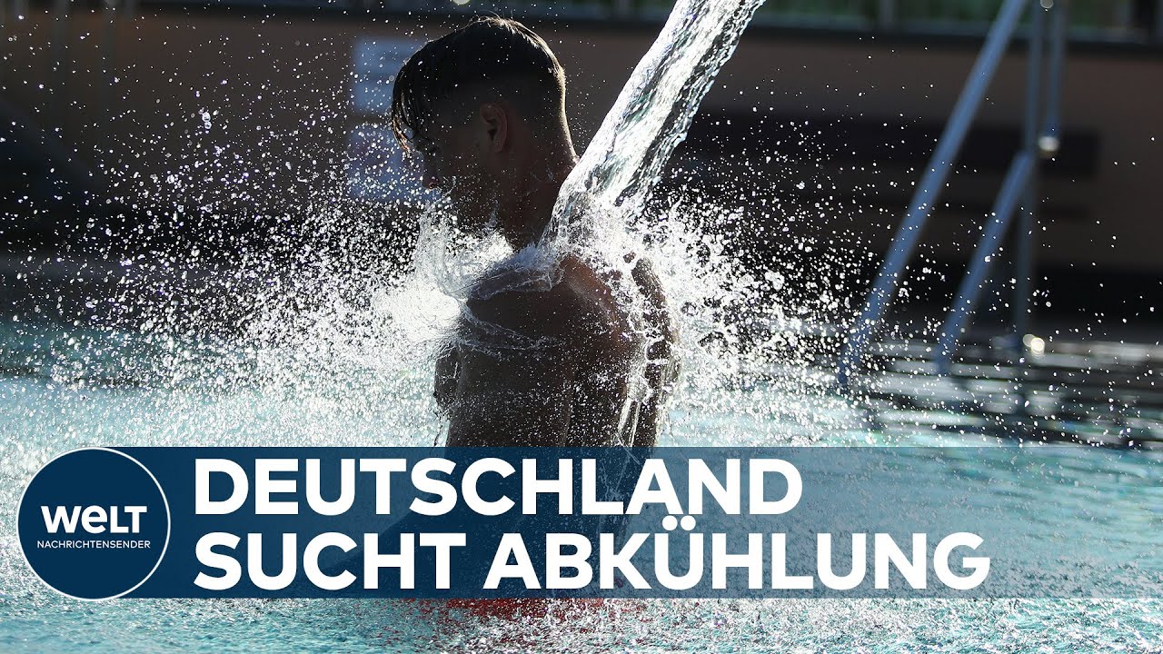 HITZEWELLE ROLLT: Deutschland schaltet runter und sucht Schatten | WELT Spezial
