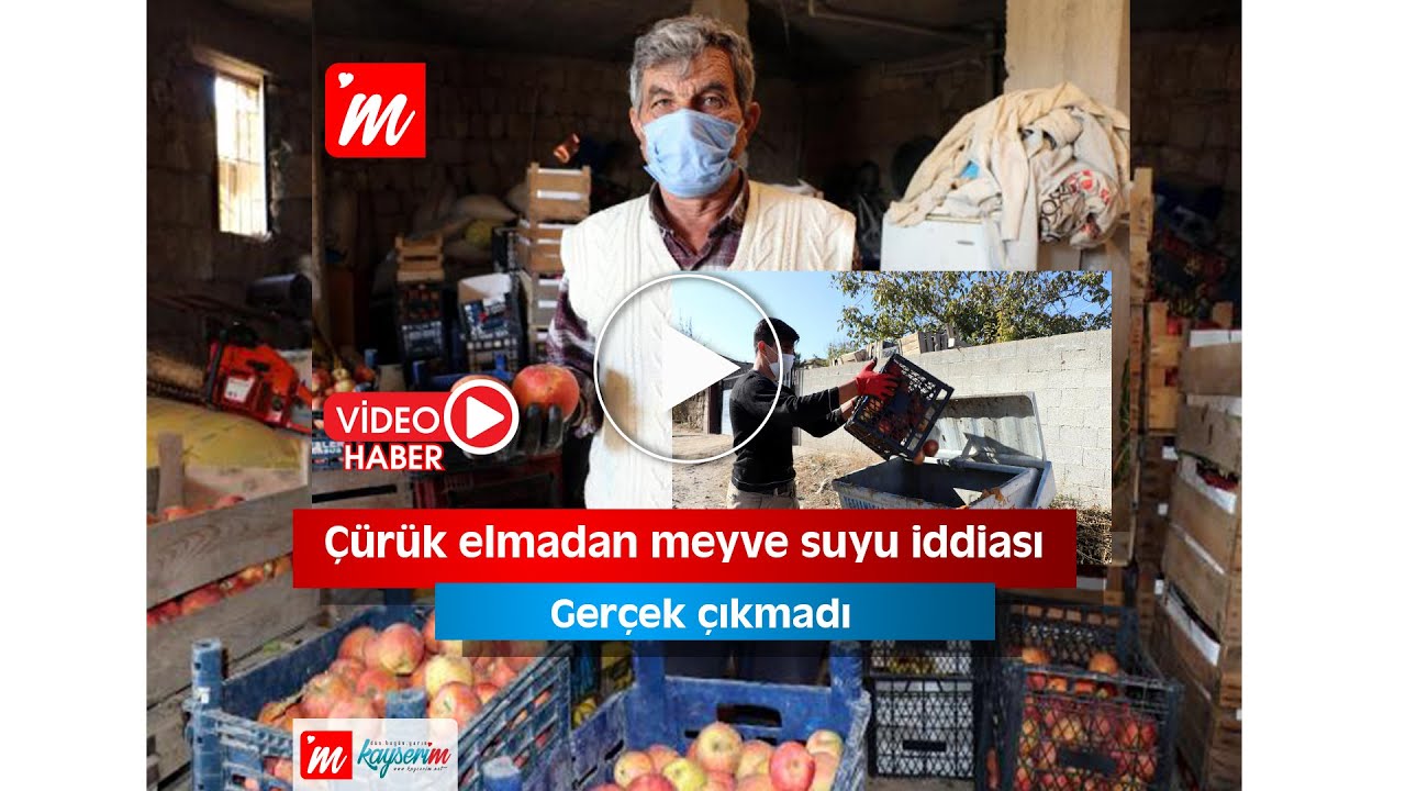 Çürük elmadan meyve suyu iddiası gerçek çıkmadı