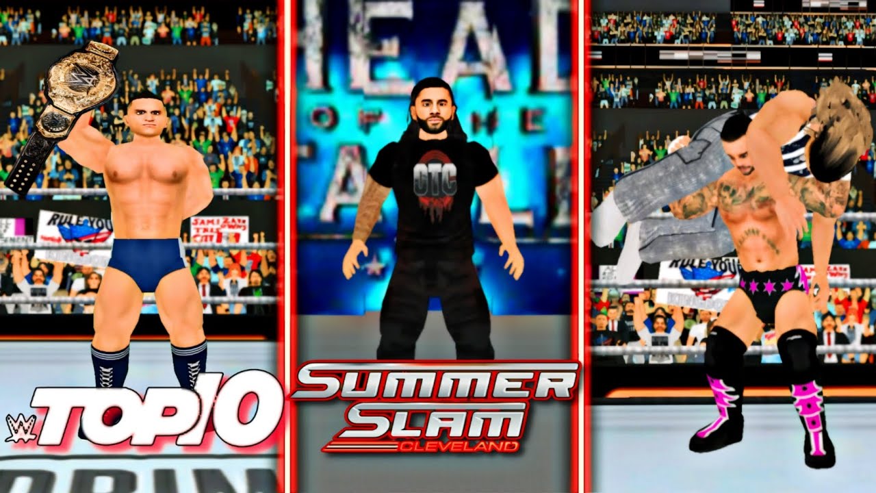 WWE SUMMERSLAM 2024: ТОП-10 МОМЕНТОВ ||WE3D 2K24||