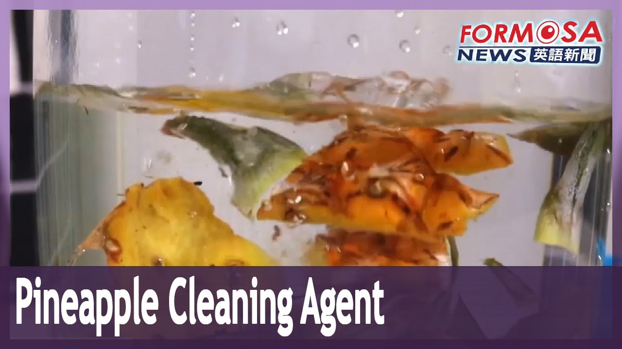 Pineapple makes an all-natural cleaning agent, easy to make at home