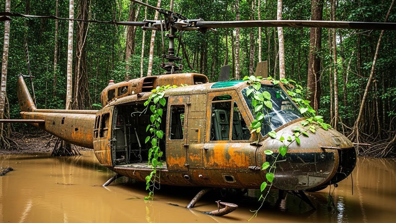 Bell UH-1 Huey Helicopter Recovered & Restored | Vietnam War Relic