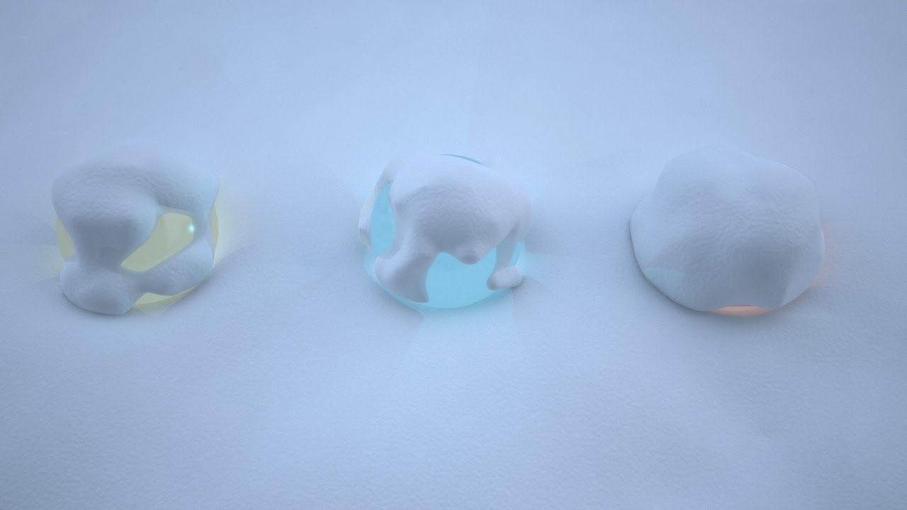 How to create snow in cinema 4D + Vray for cinema 4D tutorial
