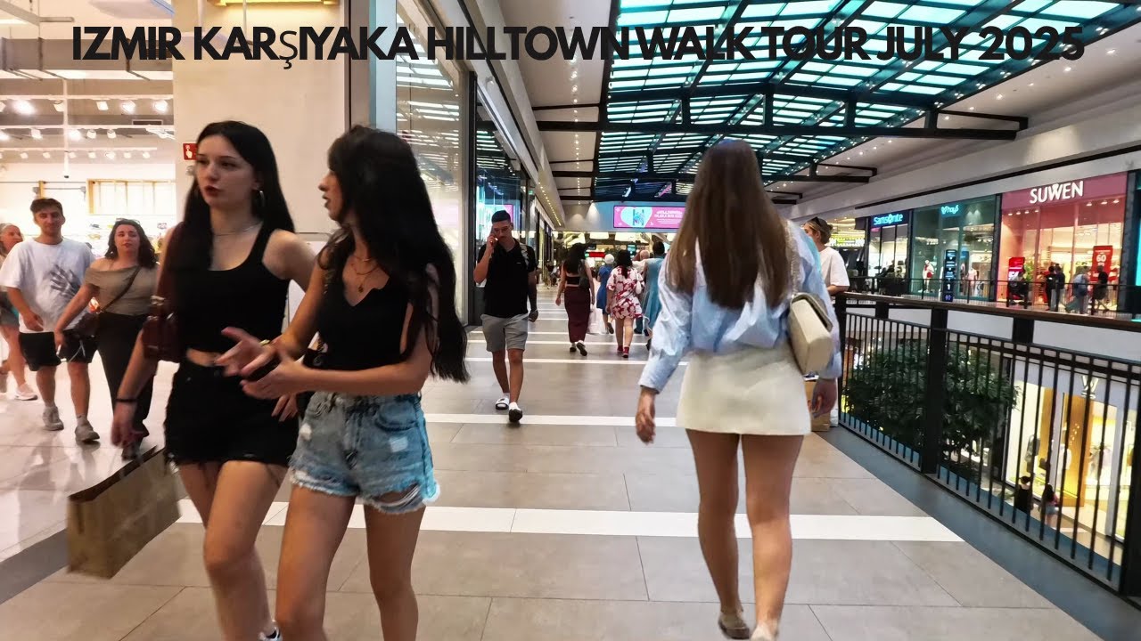 Karşıyaka Hilltown Tour | Izmir Turkey | July 11, 2025 [4K HD/60 fps] 🇹🇷