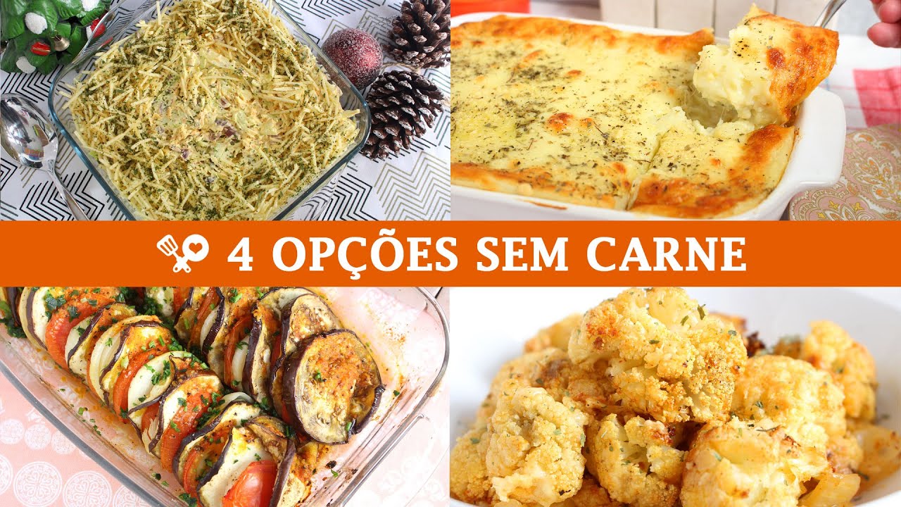4 RECEITAS SEM CARNE PARA O SEU NATAL - RECEITAS QUE AMO