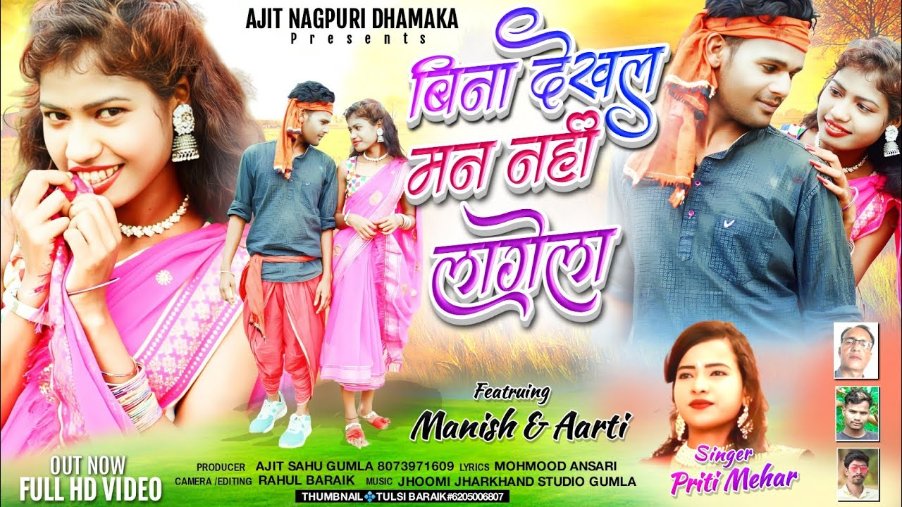 बिना देखल मन नहीं लागेला 🌷|| Singer Priti Mehar || Narayan Nayak || New theth nagpuri song 2023 ||