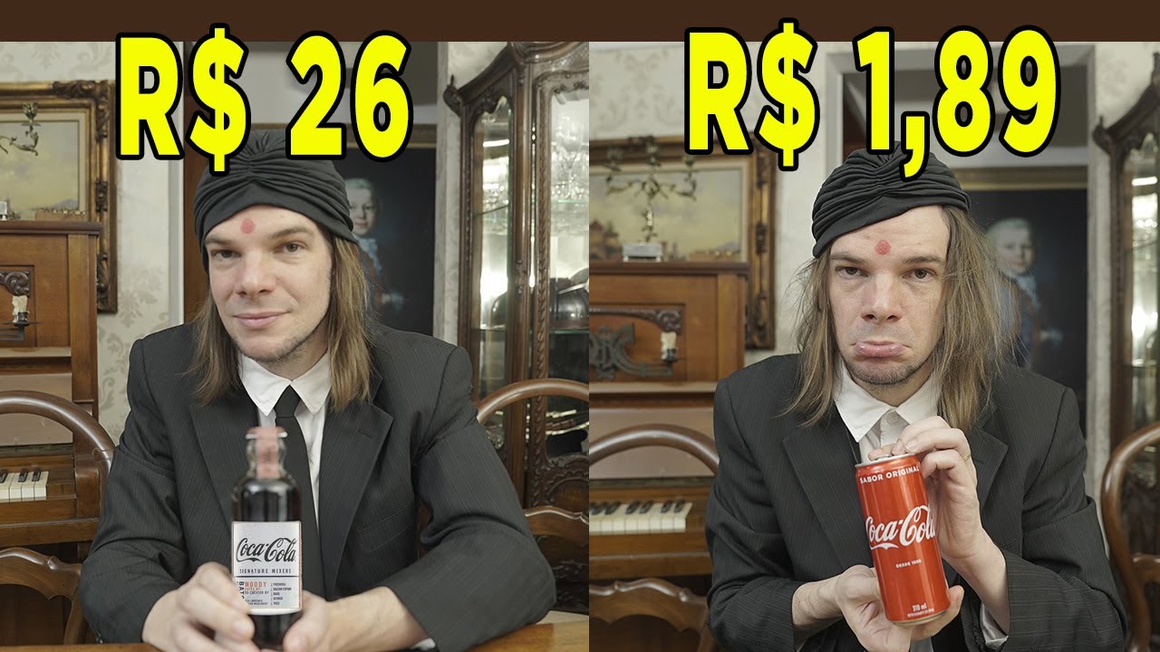 Você Consegue Perceber a Diferença Entre uma Coca Cola  Barata e uma Cara?