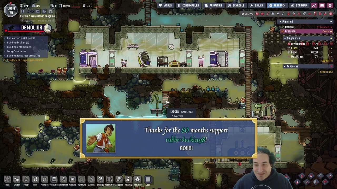 Oxygen Not Included Spaced Out Prehistoric Pack pt 4