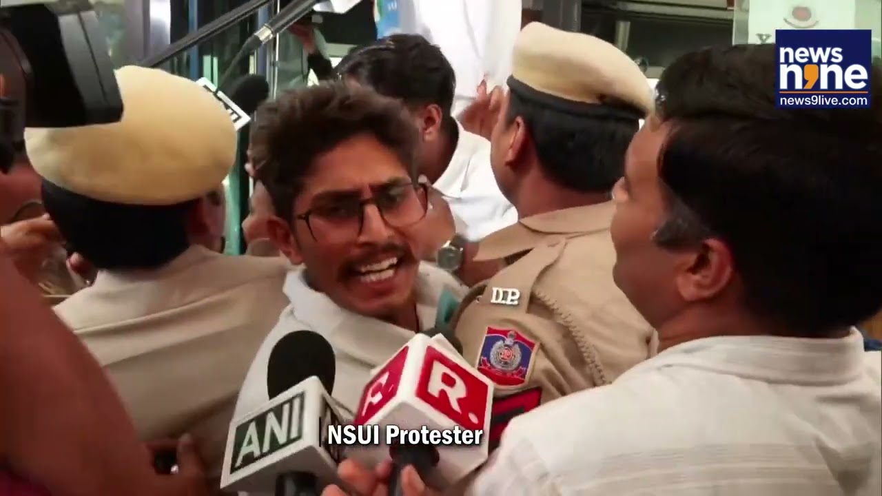 NSUI Activists Detained Amid Massive NEET UG 2026 Protest in Delhi