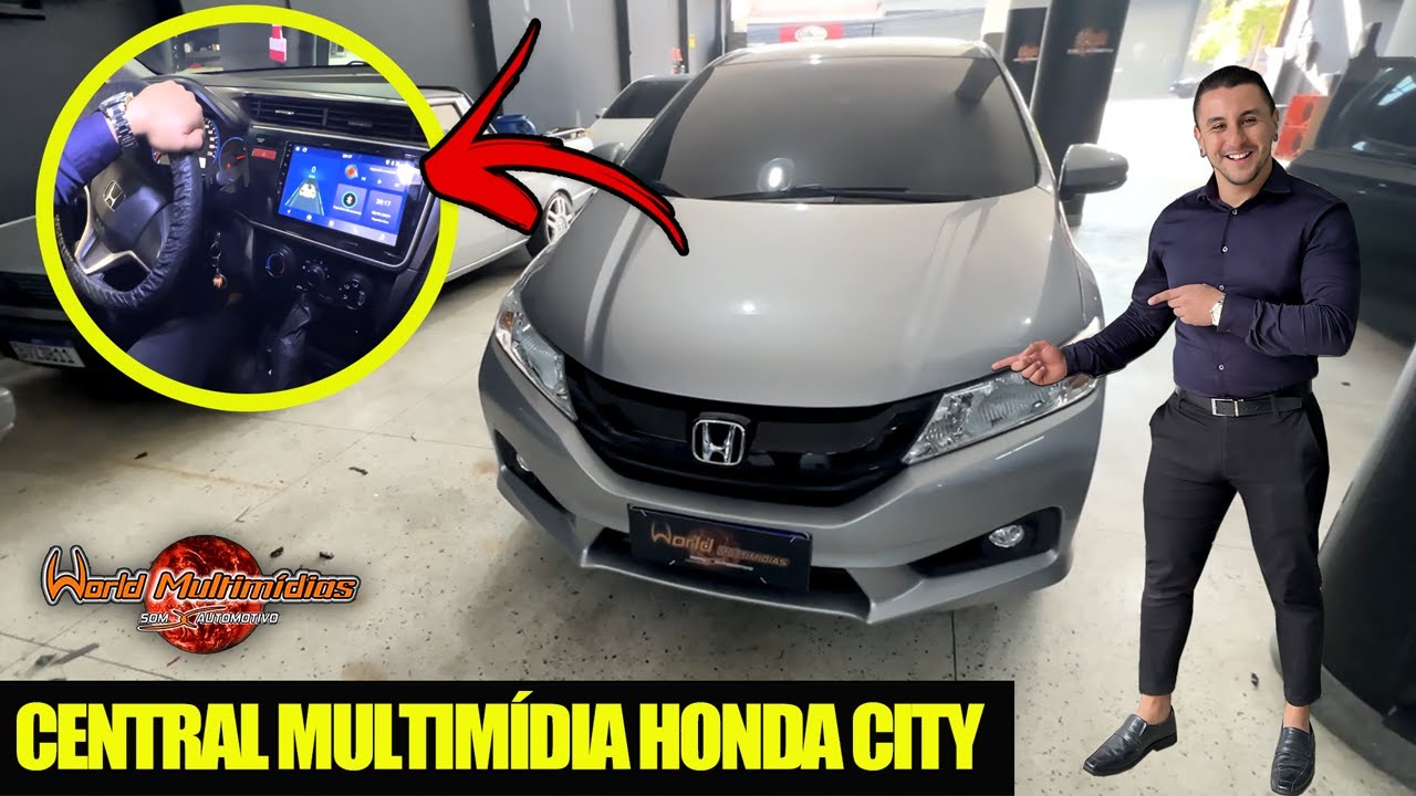 A MELHOR CENTRAL MULTIMÍDIA DO MERCADO PARA O HONDA CITY NOVO!A PREÇO DE ATACADO - WORLD MULTIMÍDIAS