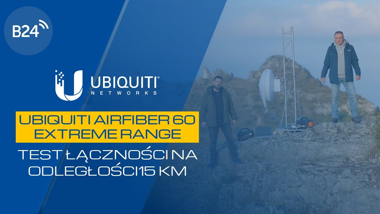 Test Ubiquiti AirFiber 60 Extreme Range | 15 km na paśmie 60 GHz