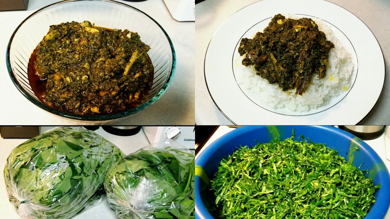Liberian Red Oil Potato Greens