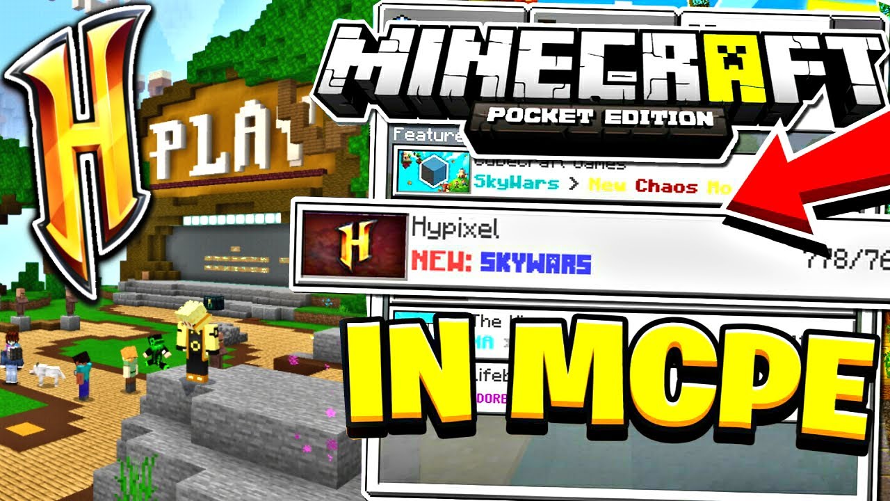 [NEW] HYPIXEL IN MCPE 2020 (1.16+) - Minecraft PE (Pocket Edition, Windows 10, Xbox, PS4)