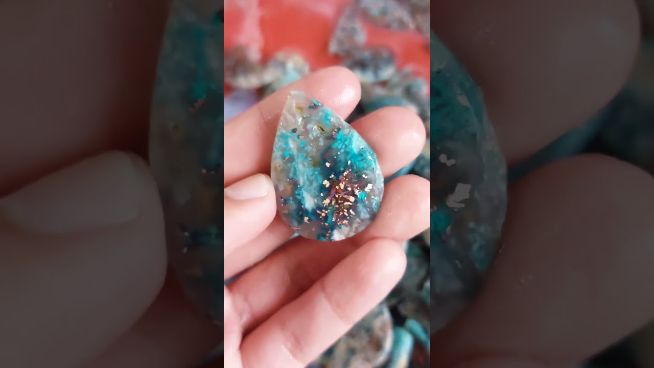 STEP 2 : CABS RARE CRYSOCOLLA COPPER👀e
