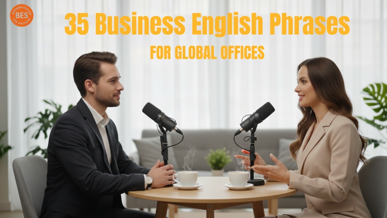 35 Essential Phrases for Global Workplaces | Business English Conversation