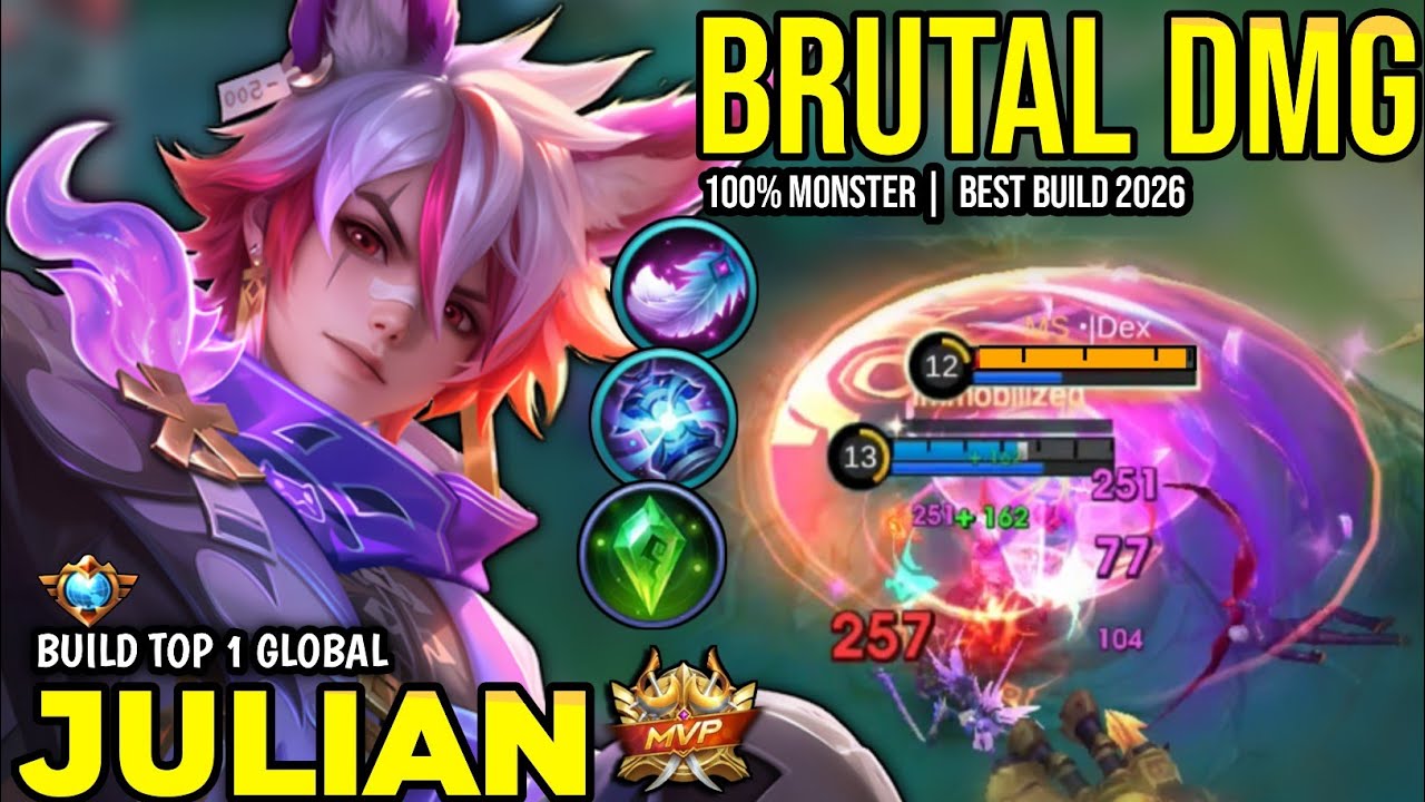 JULIAN BEST BUILD 2026 | BUILD TOP 1 GLOBAL JULIAN GAMEPLAY | MOBILE LEGENDS✓