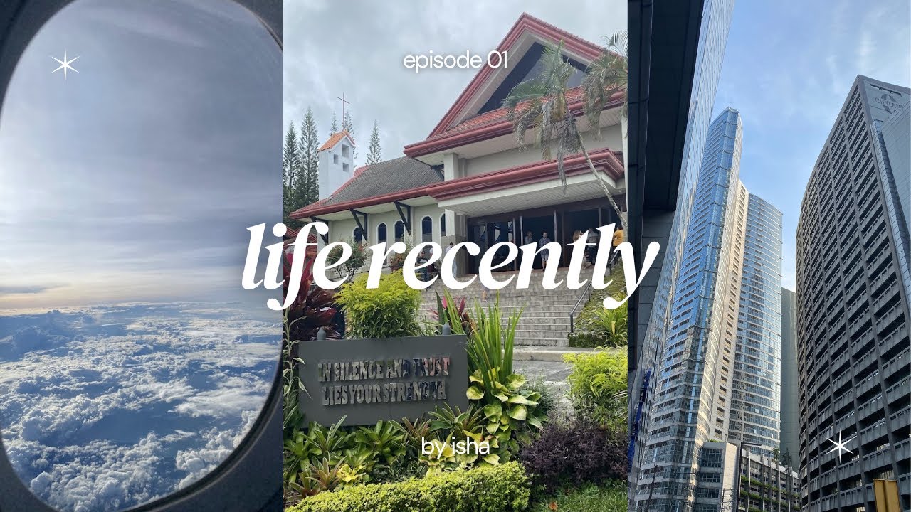 life recently 🌿 | visiting trappistine monastery, uni errands & back to mnl