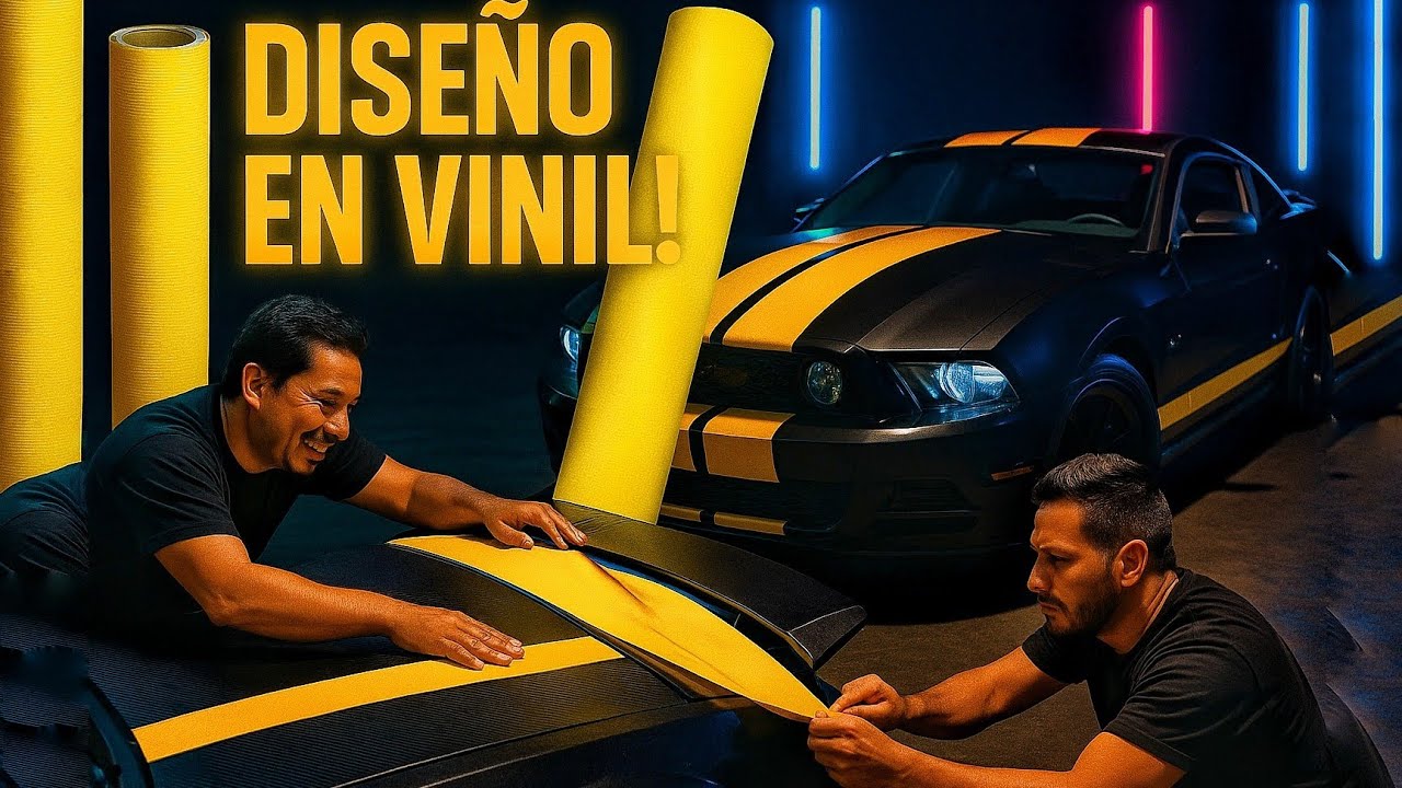 ¡TRANSFORMAMOS este MUSTANG con VINIL y el cambio fue BRUTAL! | WRAP estilo RACING 😱