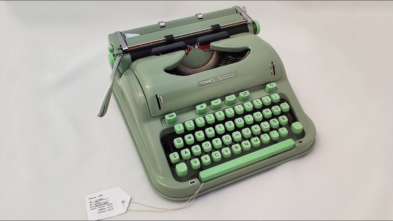 Hermes 3000 - tatsächlich die BESTE Schreibmaschine?