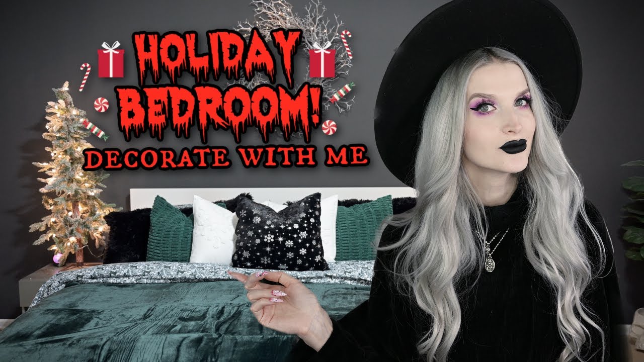 HOLIDAY BEDROOM 2023! Decorate W. Me!!!!
