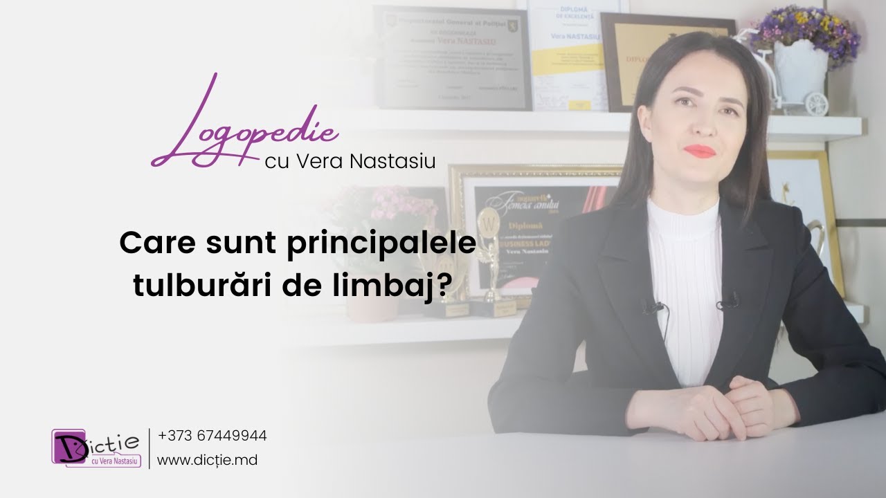 👉 Care sunt principalele tulburări de limbaj!