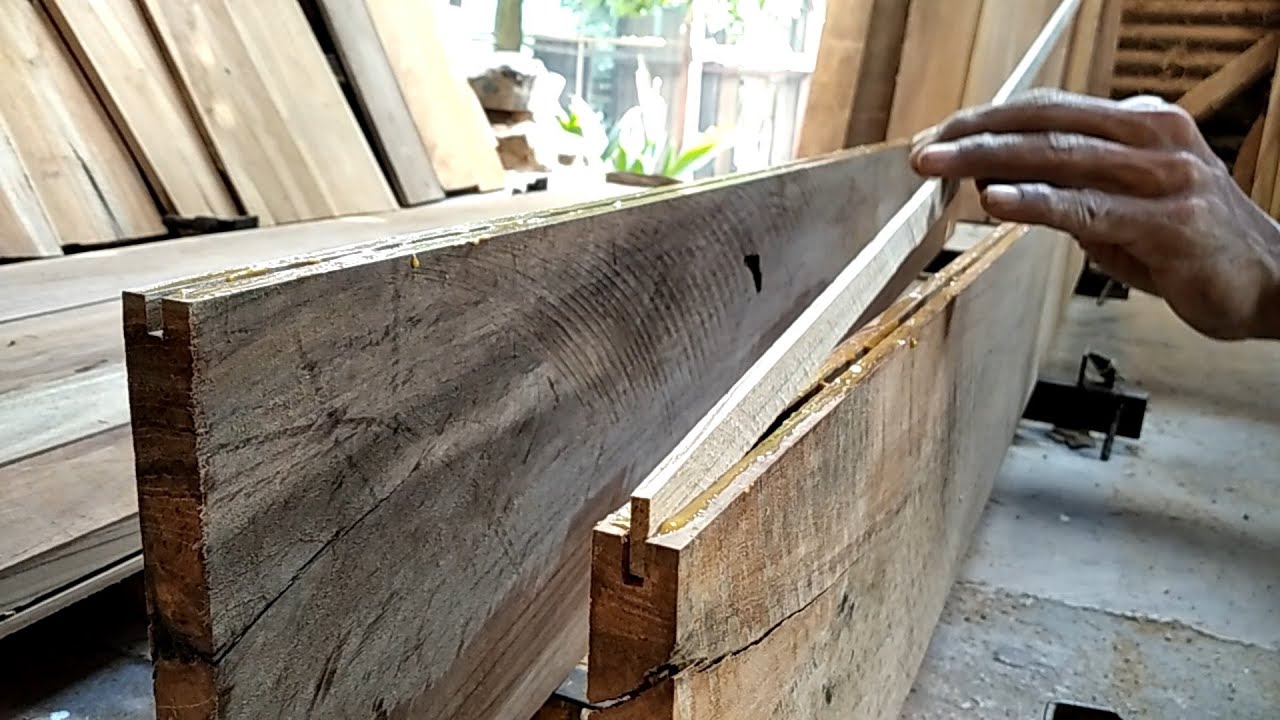 Membuat lemari pintu geser minimalis kayu jati