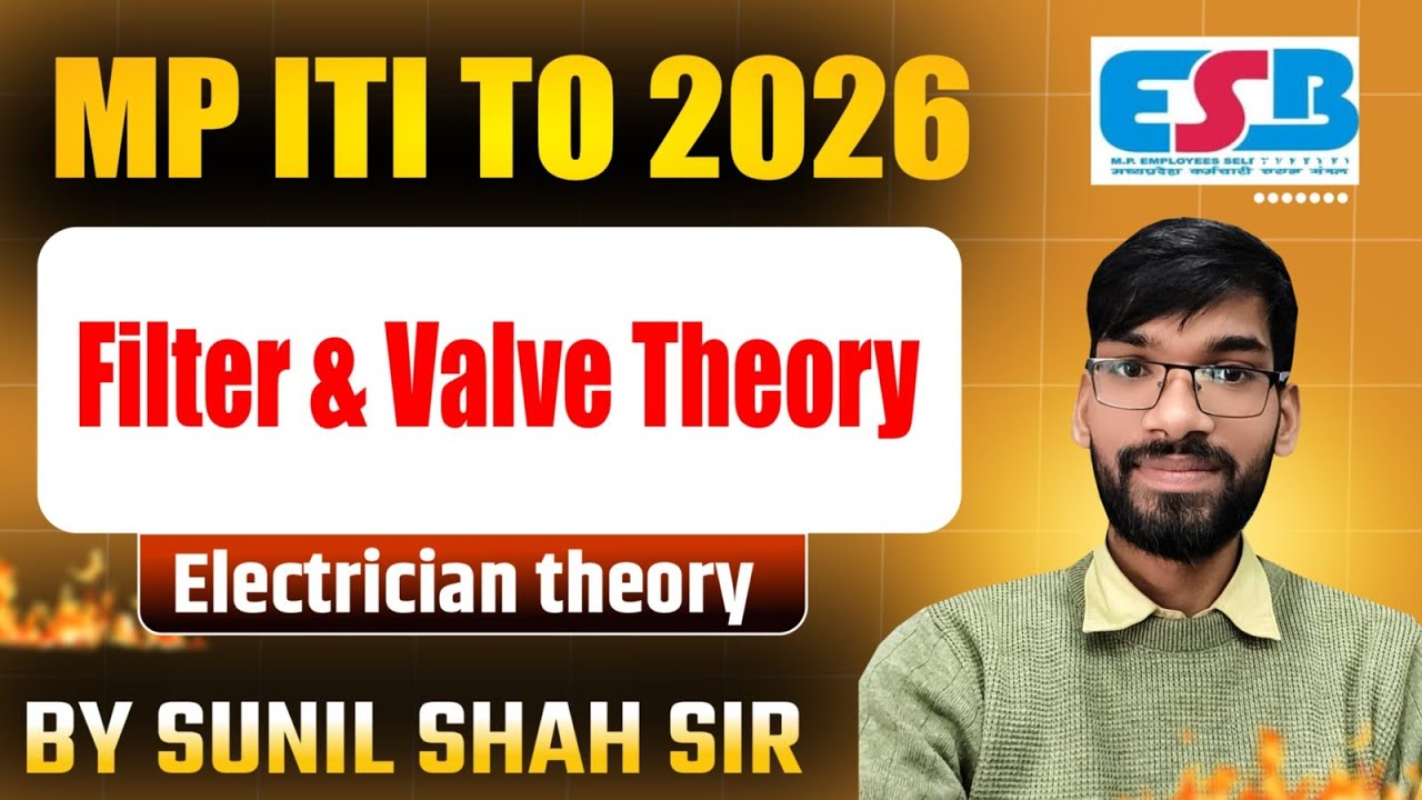 MP ITI TO Vacancy 2026 | Filter & Valve Theory| MP ITI TO Theory Class & Most important MCQ Question