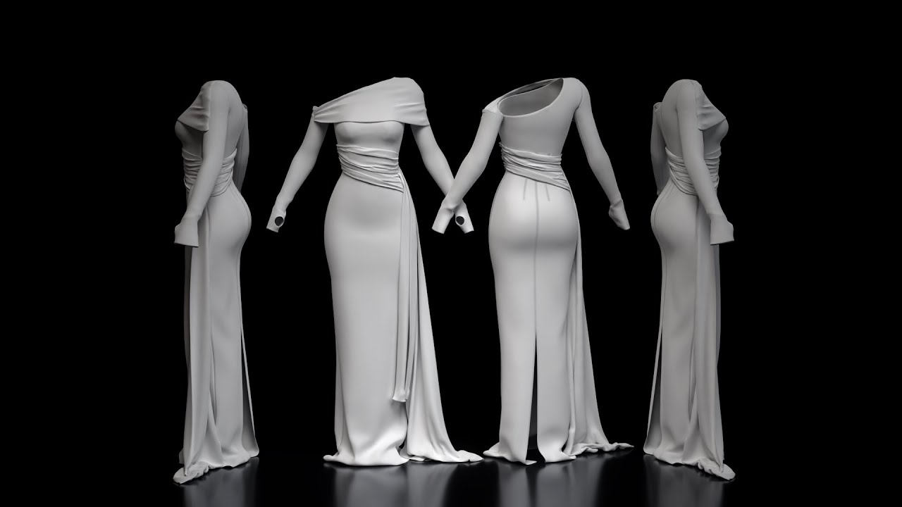 Creating a dress in Clo/Marvelous Designer [PART 2- Stream]