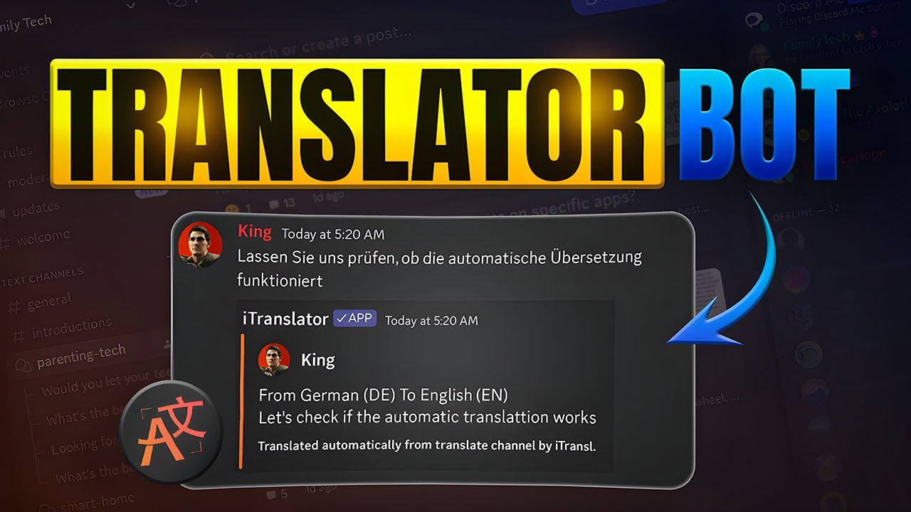 How to Setup Discord Translator Bot | Auto Translate Messages - (2025 Tutorial)