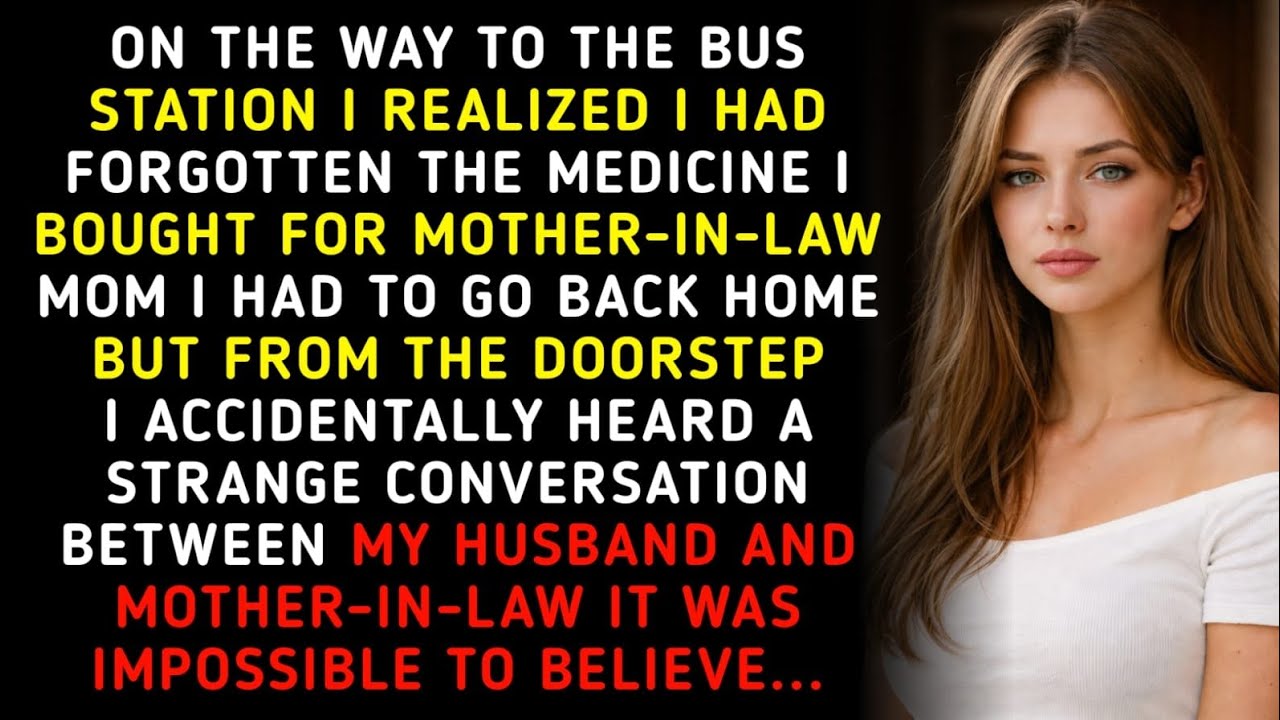 I Returned From The Bus Station To Pick Up Some Medicine, But After Overhearing A Conversation...