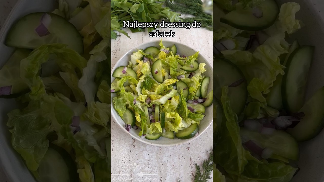 Najlepszy dressing do sałatek. Przepis na blogu #dressing #przepis #jedzenie #food #sos