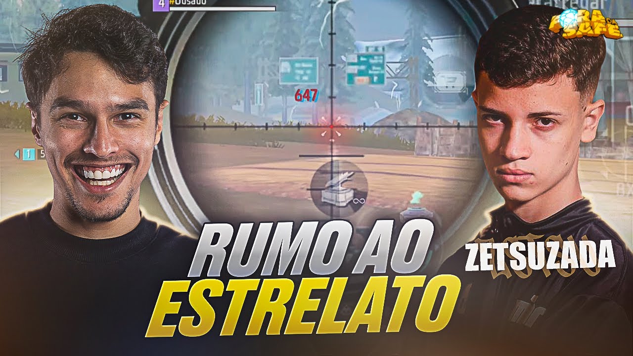 RUMO AO TOPO DO FREE FIRE - ZETSUZADA - UM CPT TEM QUE TER PACIÊNCIA!