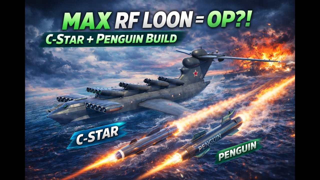 MAXED RF Loon is BROKEN?! 😱 C-Star & Penguin Build | Modern Warships