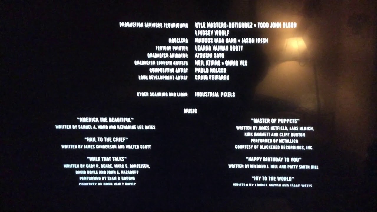 Closing Logos Zombieland: Double Tap (DVS)