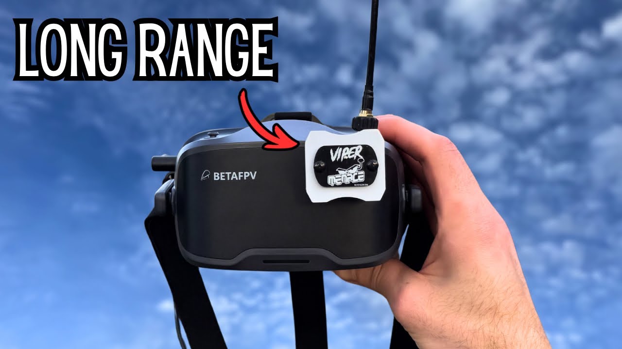 Установка нестандартных антенн на недорогие цифровые FPV-очки