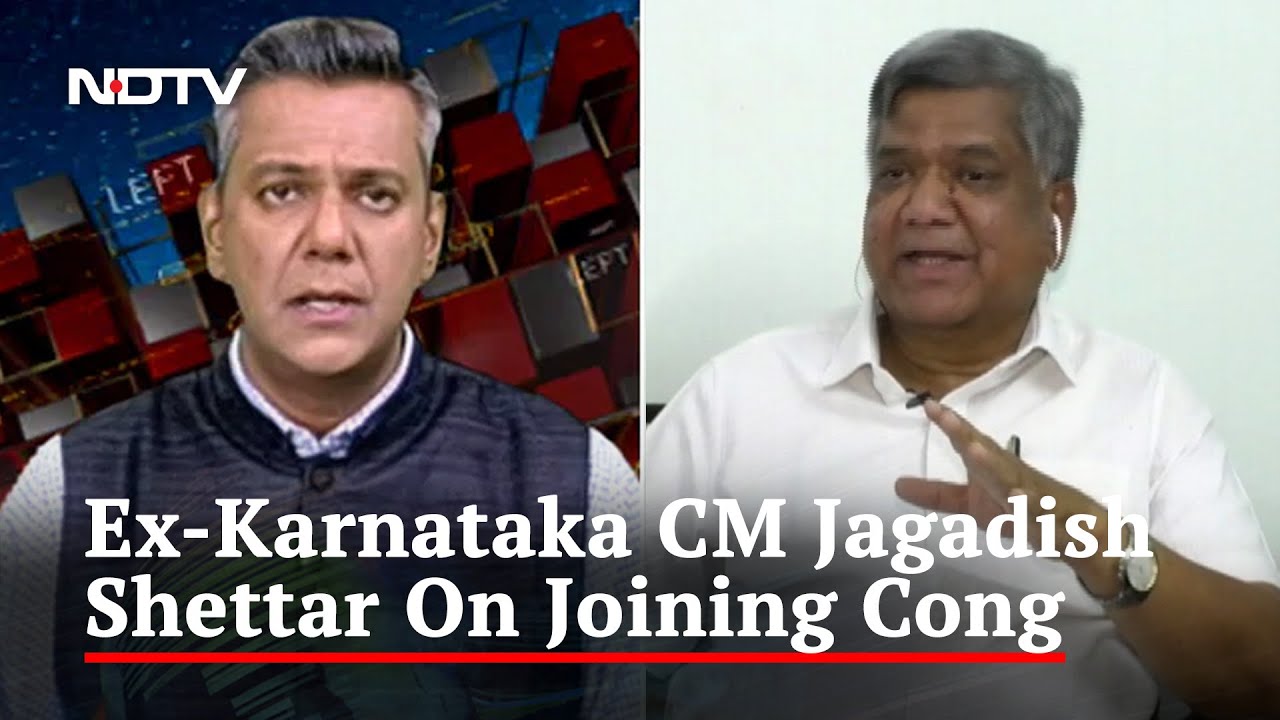 Watch: Karnataka Congress Newcomer Jagadish Shettar On His Fallout With BJP | Left, Right & Centre