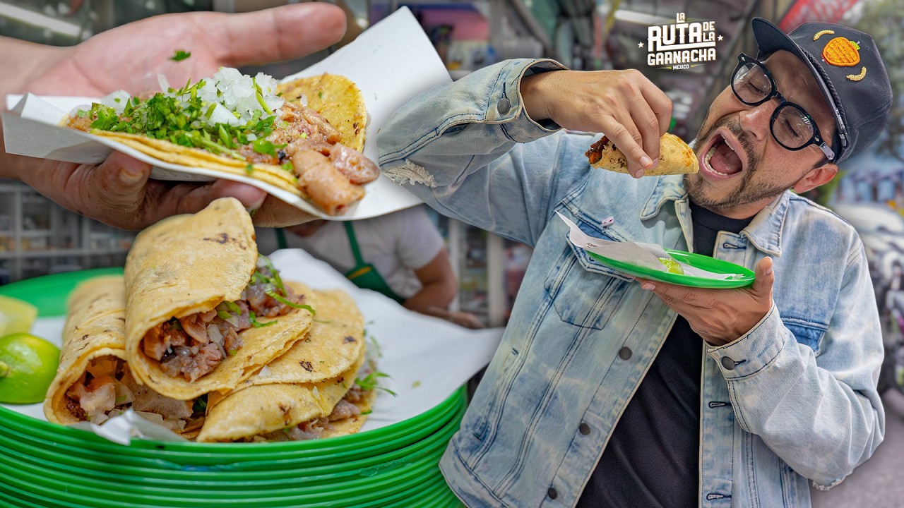 Los MEJORES TACOS de CABEZA del CENTRO de la CDMX