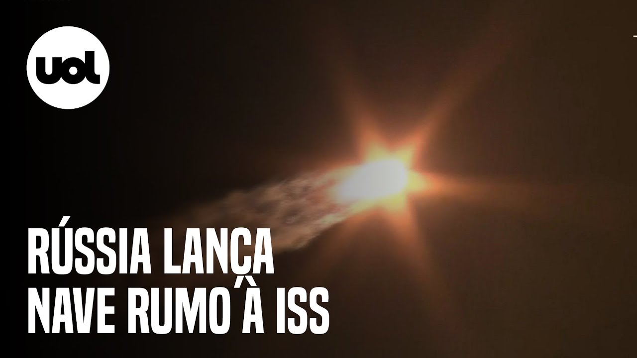 R&uacute;ssia lan&ccedil;a nave rumo &agrave; ISS para resgatar tr&ecirc;s astronautas
