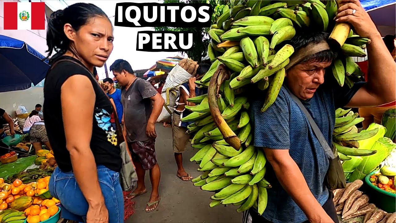 Peru'nun En PİS Pazarındayım - Amazon Şehri Iquitos