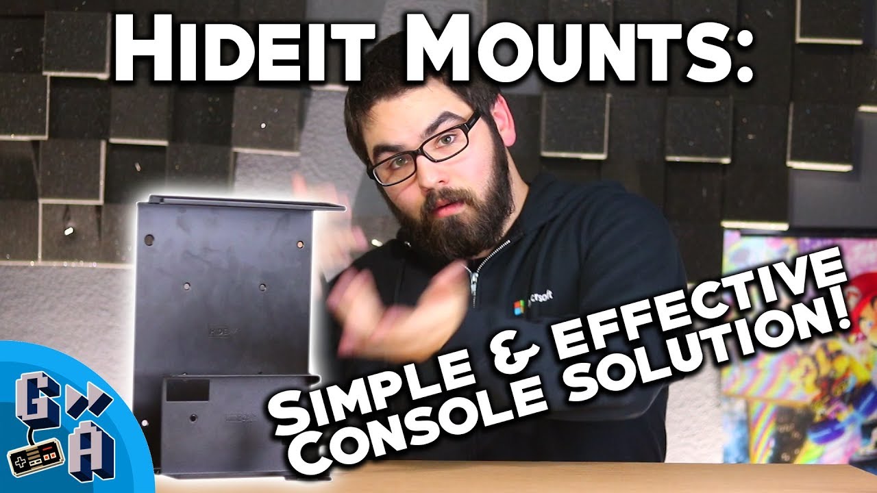 Hide your gaming consoles? What?! - HideIt Console Mounts - Game Away