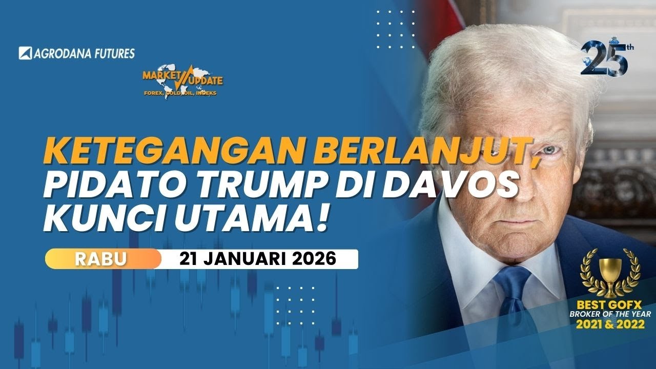 Ketegangan Berlanjut, Pidato Trump Di Davos Kunci!-Fundamental Analysis 21 Januari 2026